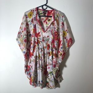 Boho Floral Tunic